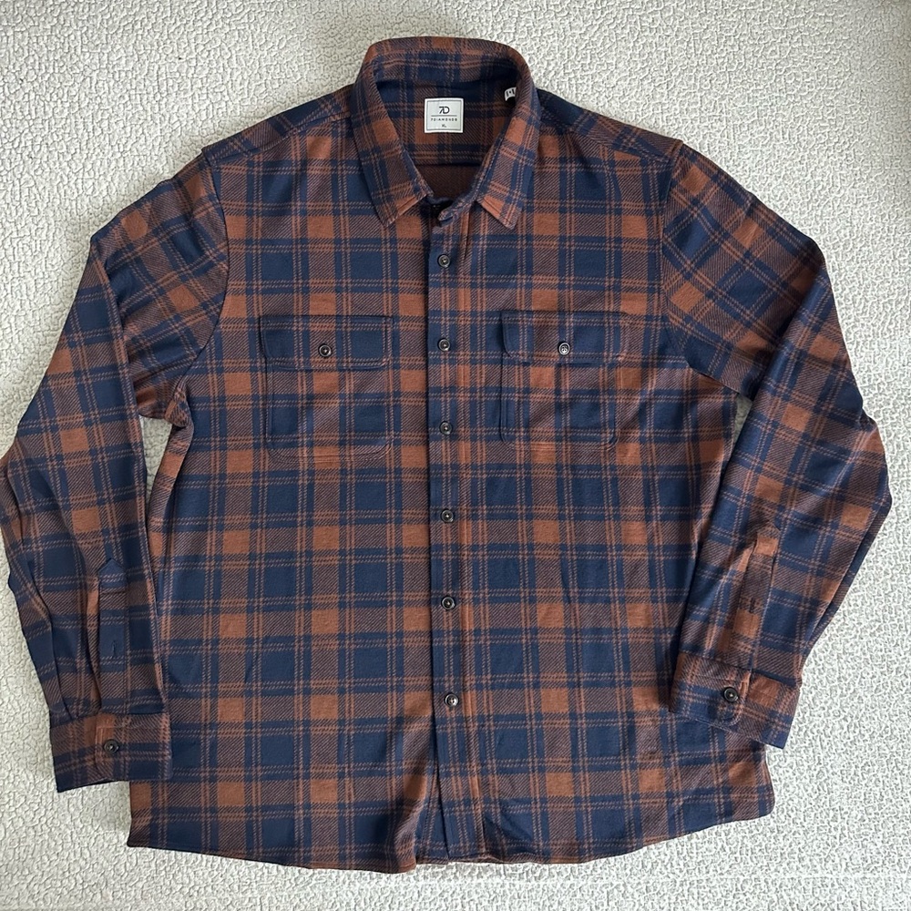 7 Diamonds Generation Soft Flannel Shirt Men's Plaid New